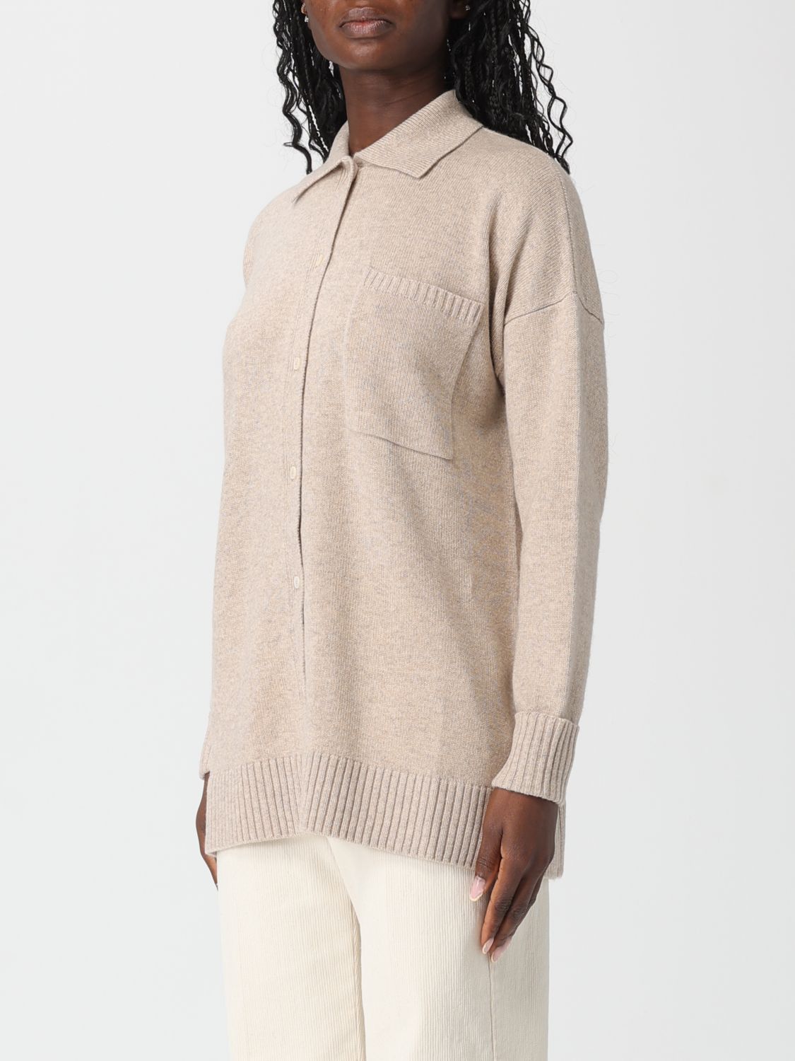 Max Mara Polo Shirt Woman Beige MAX MARA