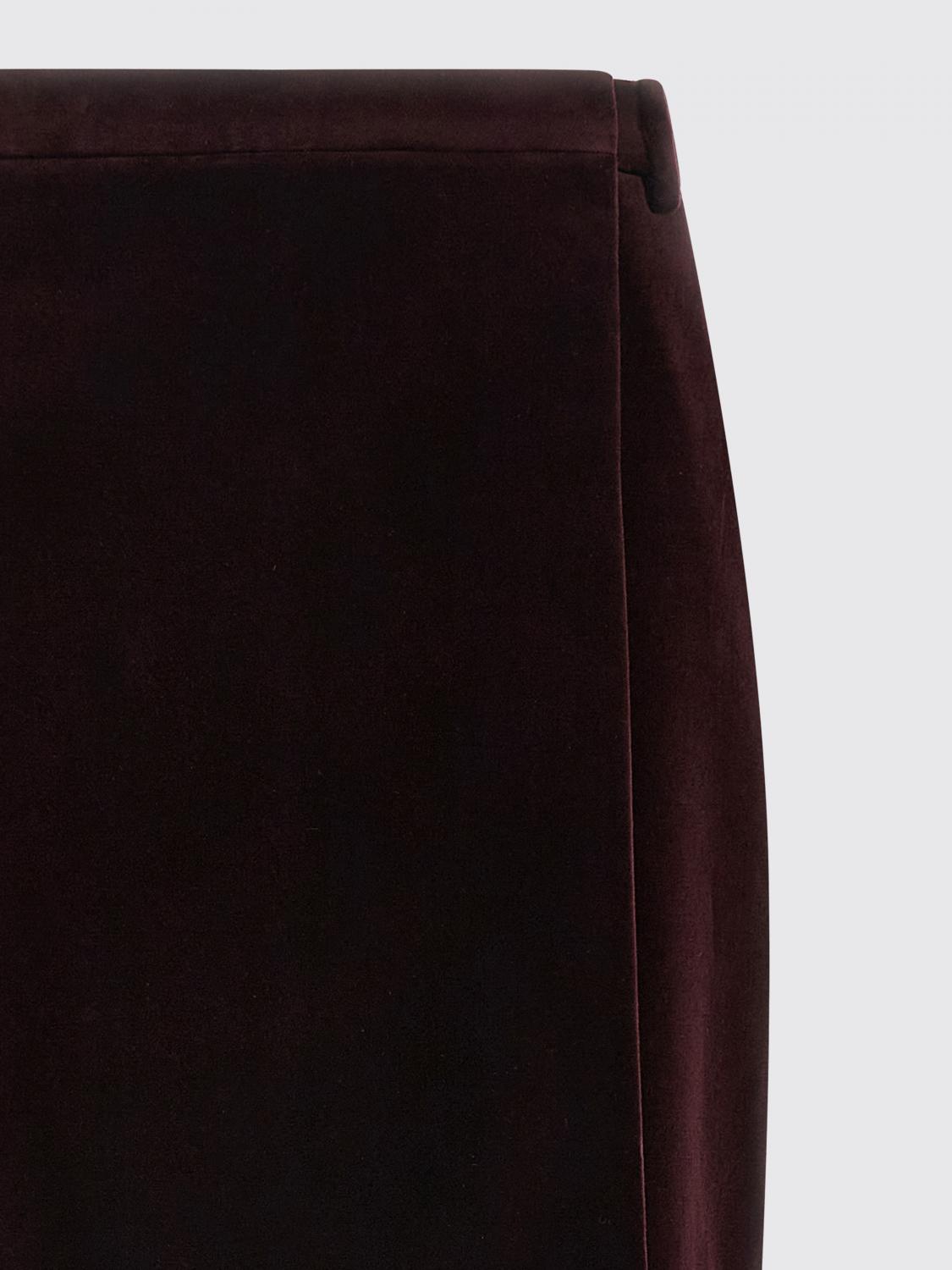 Saint Laurent Skirt Woman Burgundy SAINT LAURENT