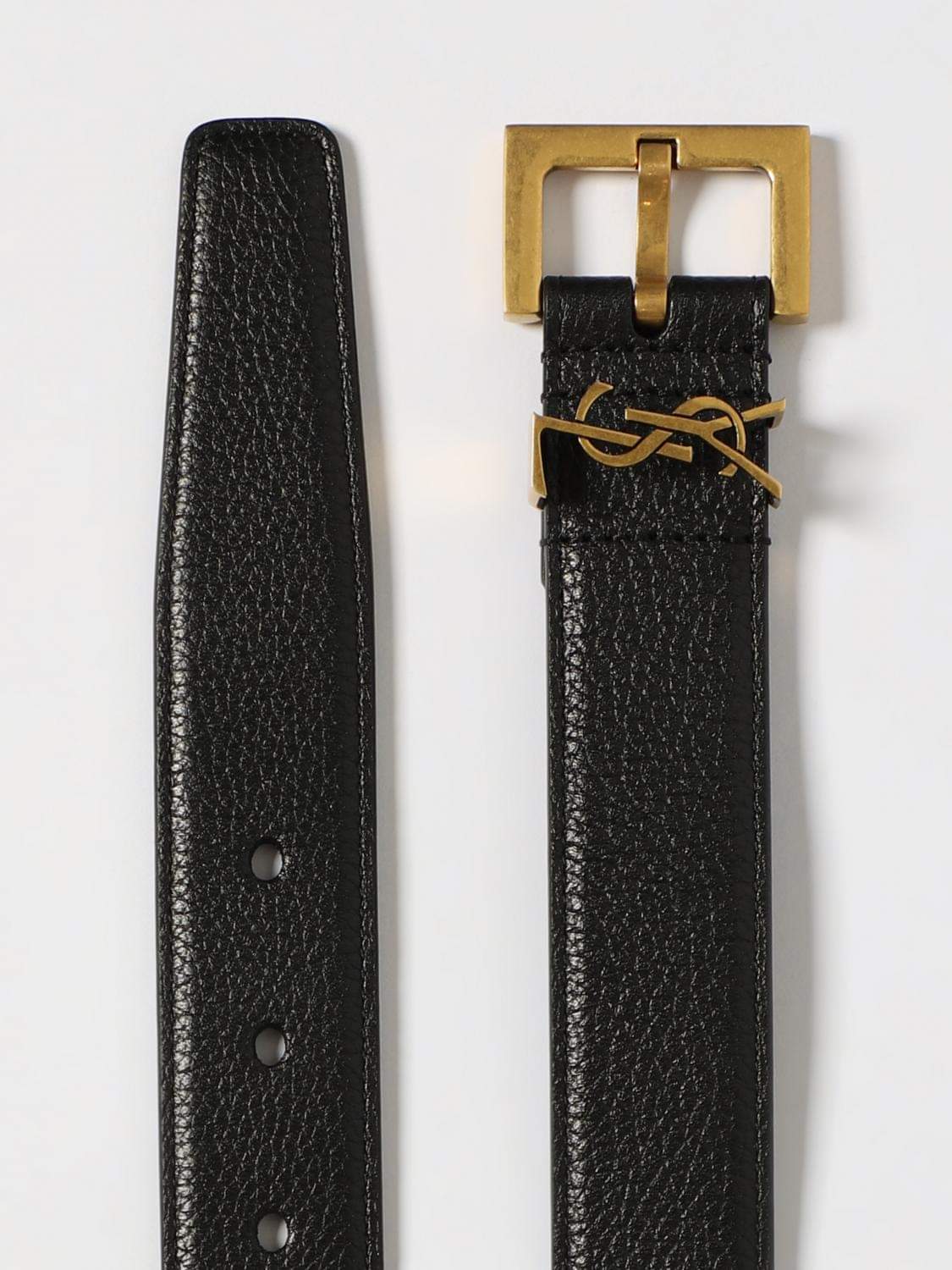 Saint Laurent Belt Men Black SAINT LAURENT