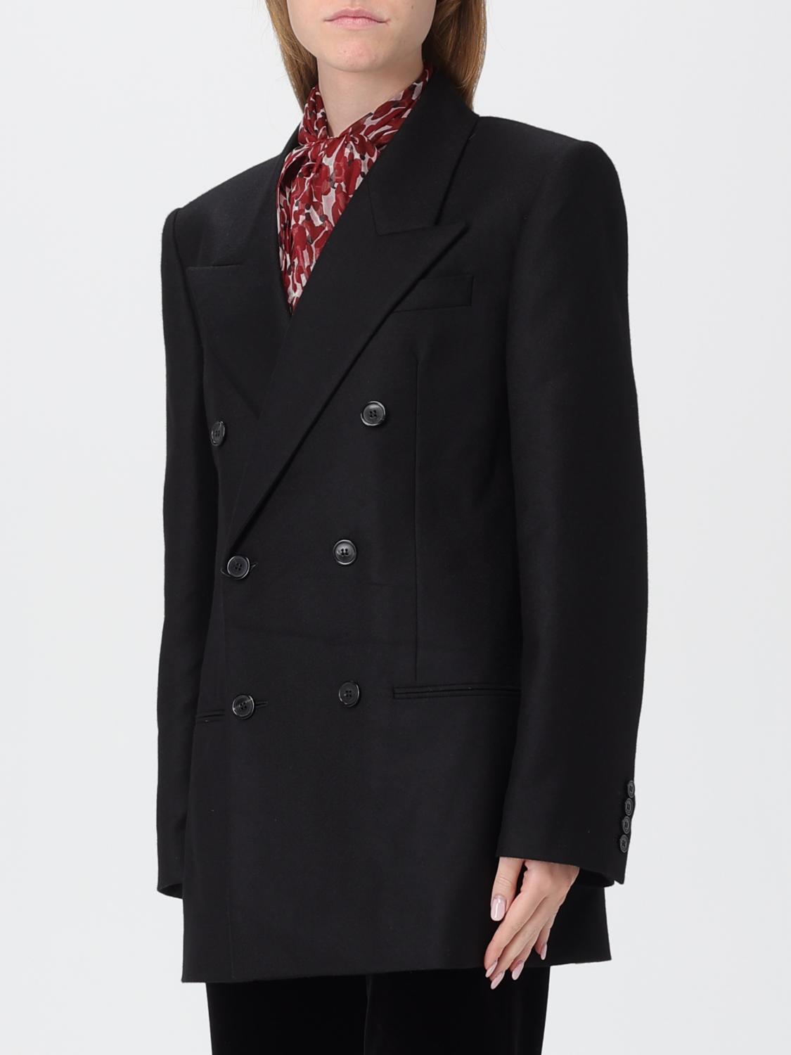 Saint Laurent Jacket Woman Black SAINT LAURENT