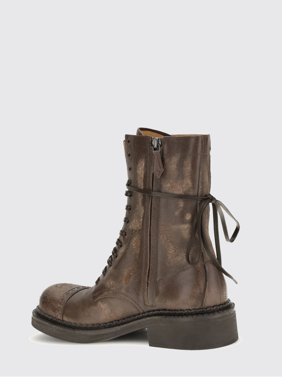 Miu Miu Boots Woman Brown MIU MIU