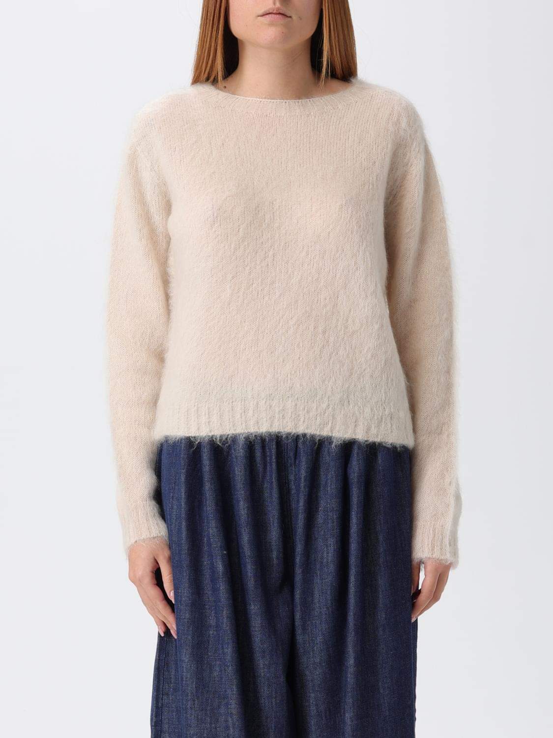 Max Mara Sweater Woman Beige MAX MARA