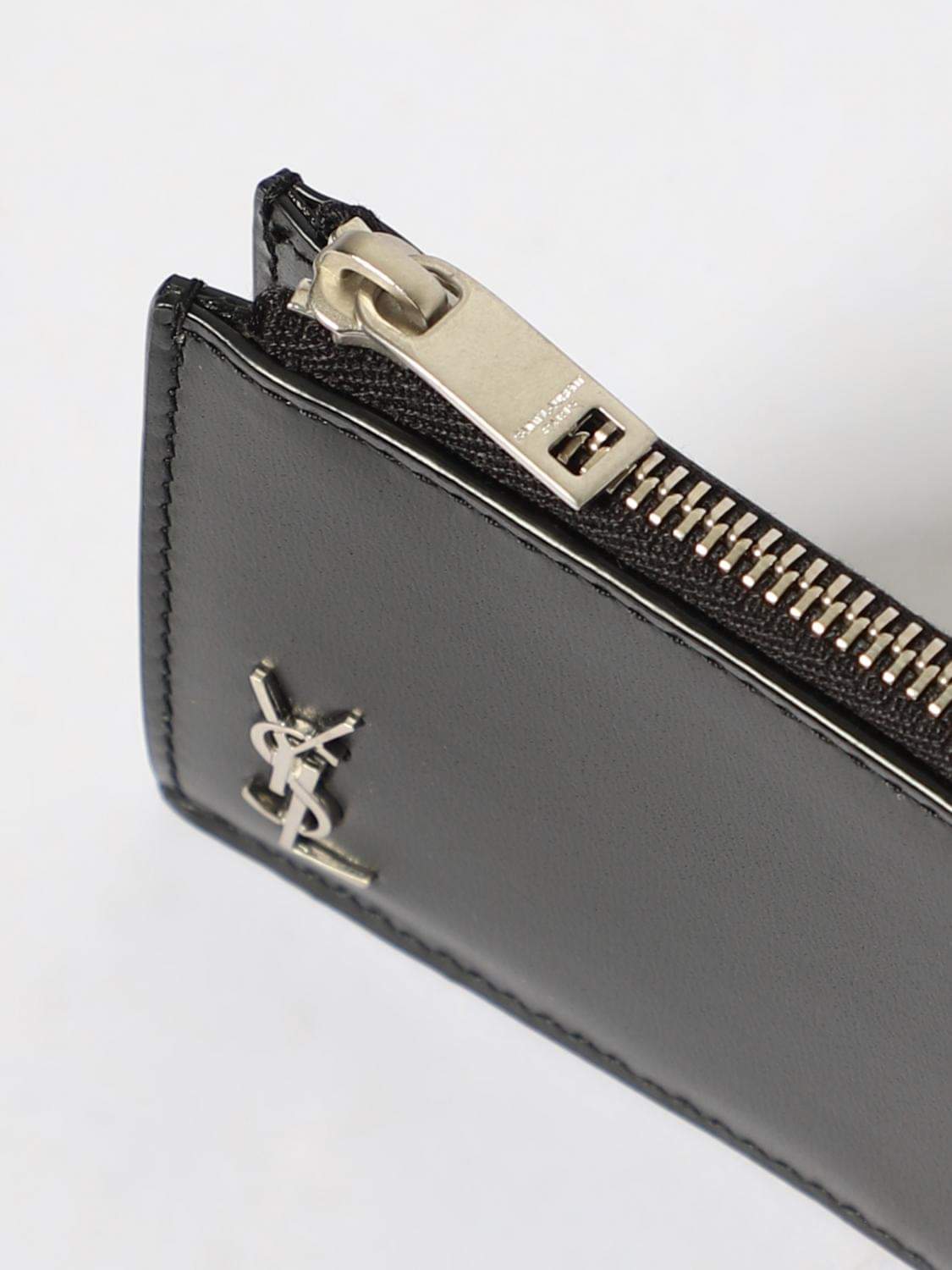 Saint Laurent Wallet Men Black SAINT LAURENT