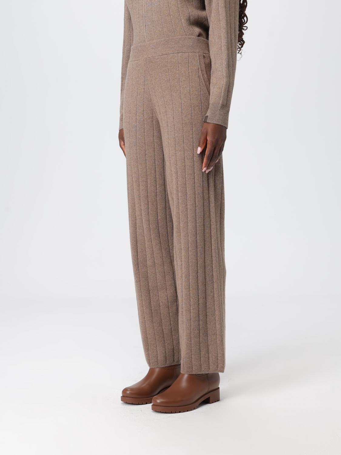 Max Mara Pants Woman Beige MAX MARA