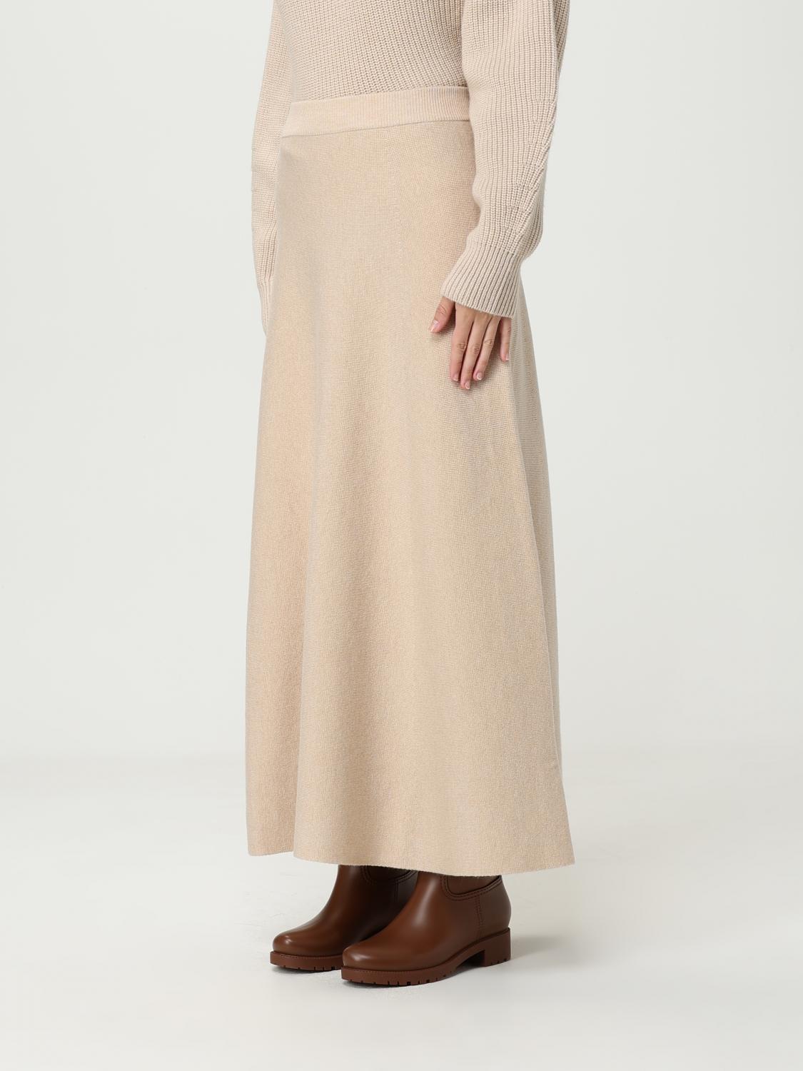 Max Mara Skirt Woman Beige MAX MARA