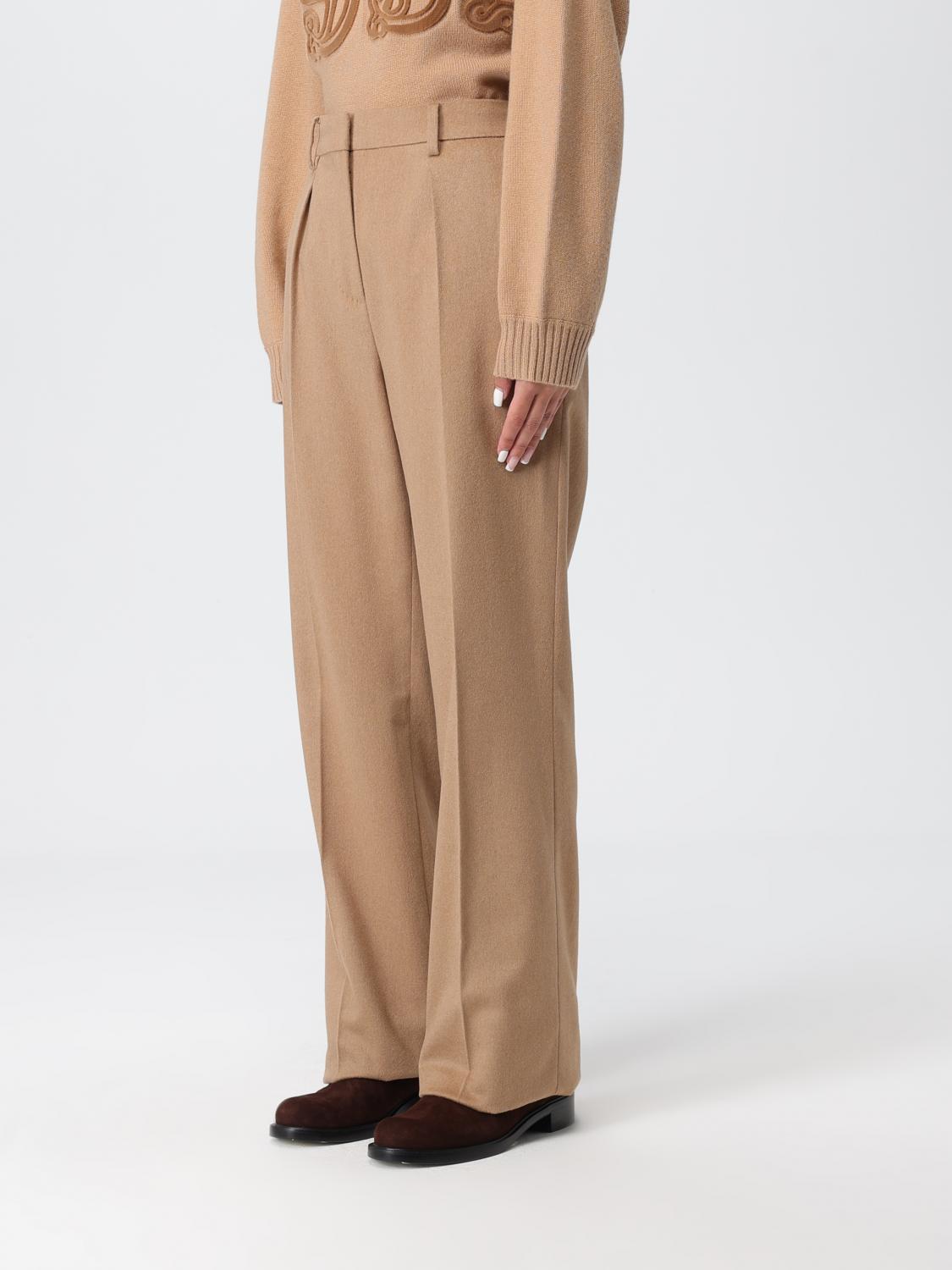 Max Mara Pants Woman Camel MAX MARA