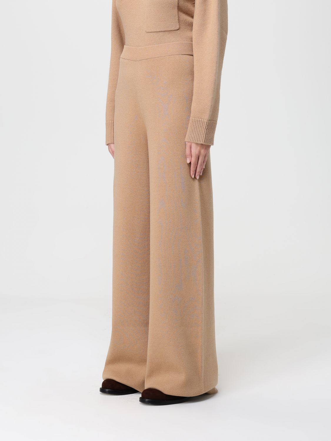 Max Mara Pants Woman Brown MAX MARA