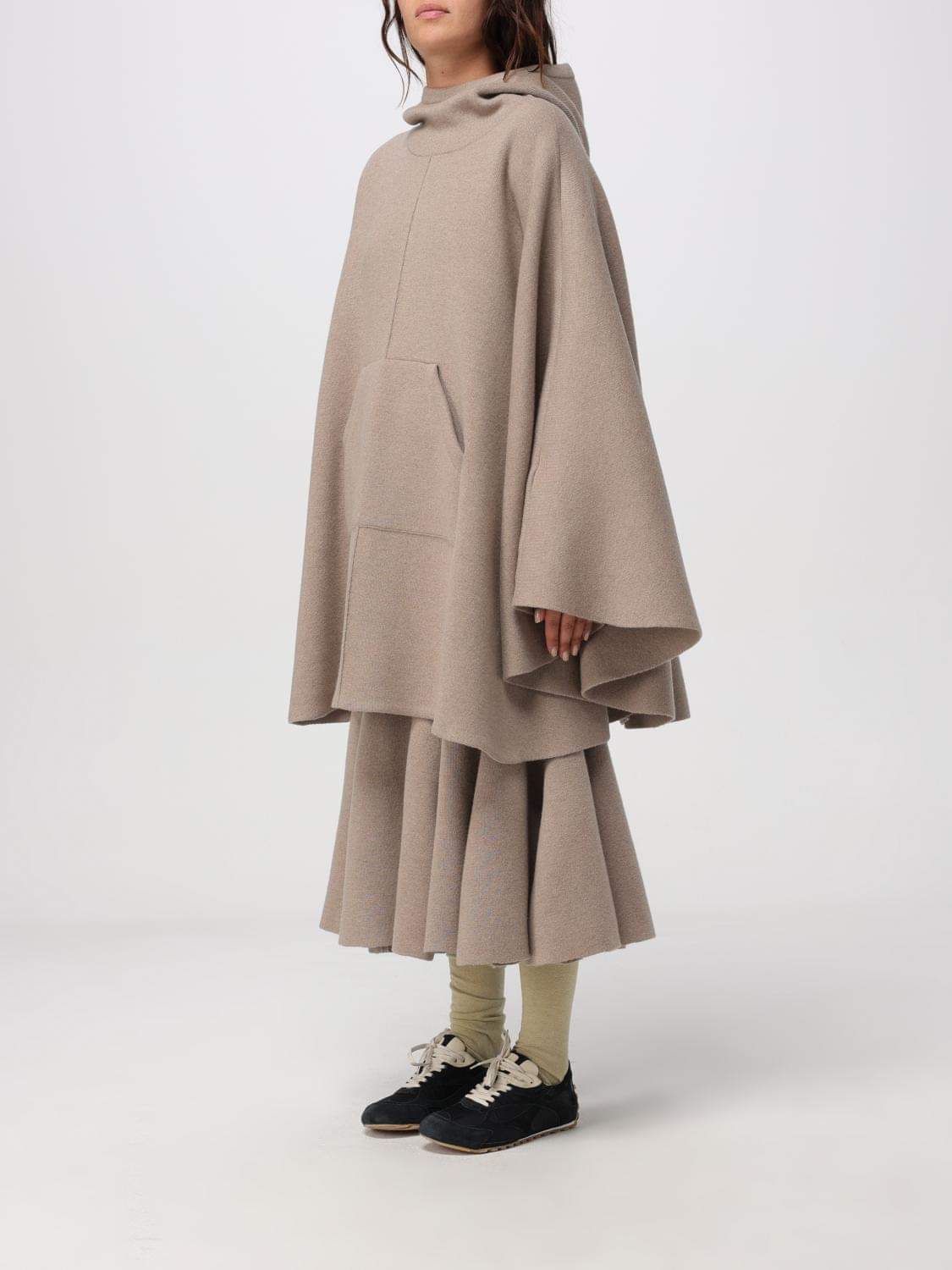 Bottega Veneta Coat Woman Beige BOTTEGA VENETA