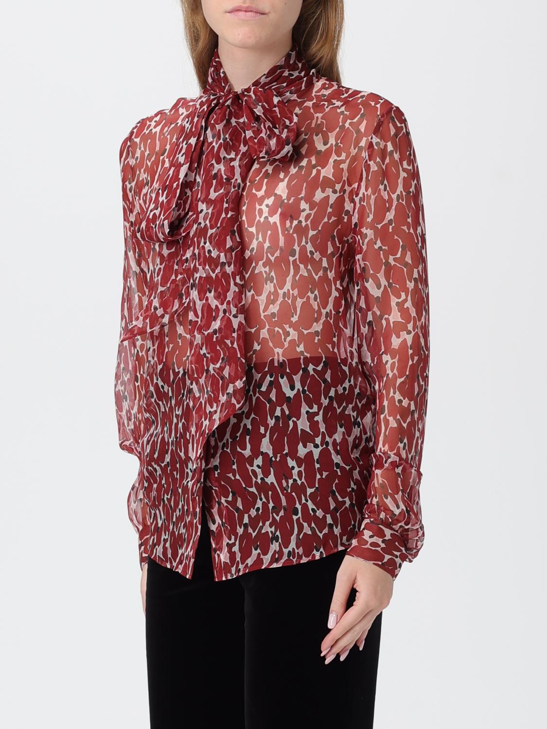 Saint Laurent Shirt Woman Red SAINT LAURENT