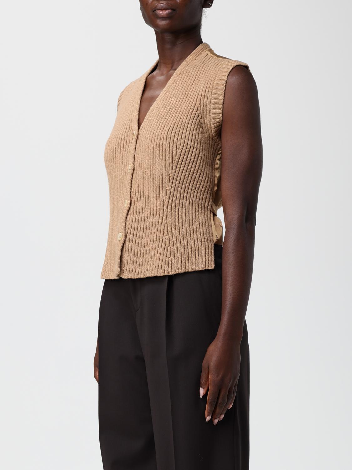 Max Mara Waistcoat Woman Camel MAX MARA