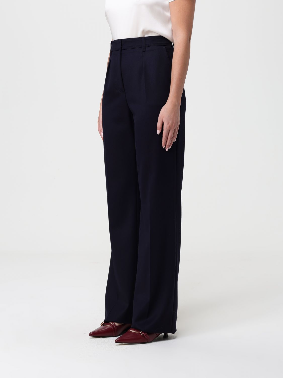 Max Mara Pants Woman Blue MAX MARA