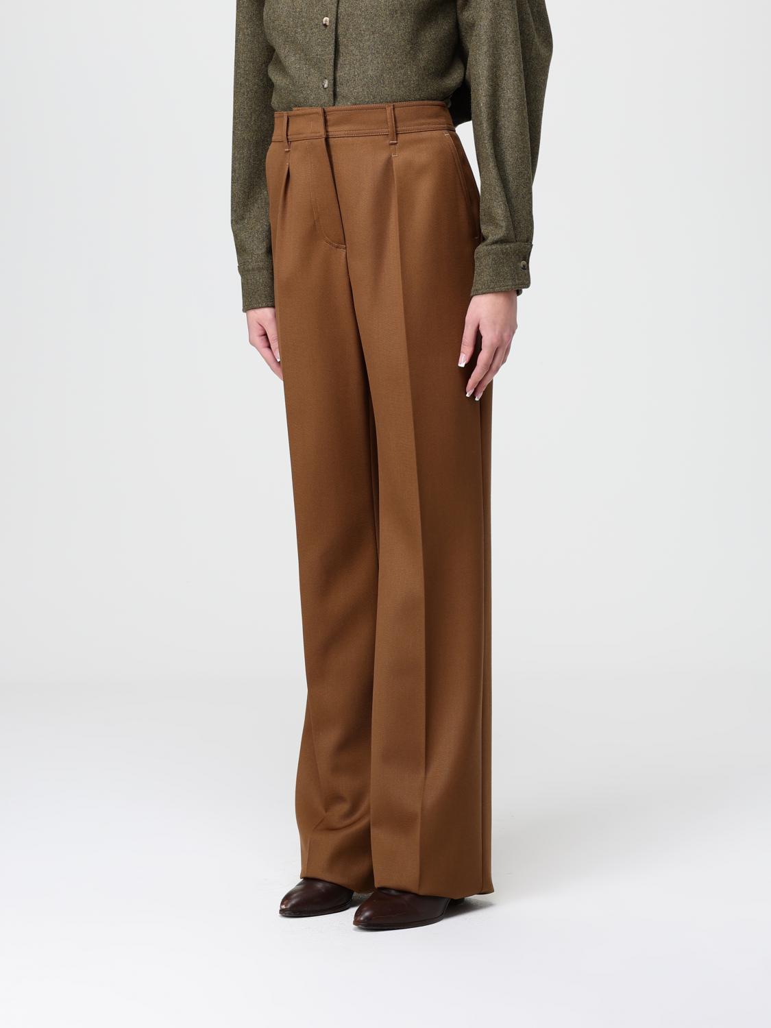 Max Mara Pants Woman Brown MAX MARA