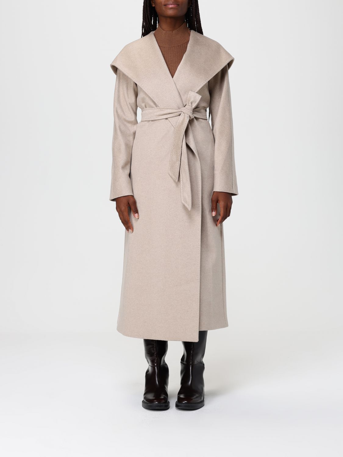 Max Mara Studio Women Trench Coat Woman Max Mara Studio MAX MARA STUDIO