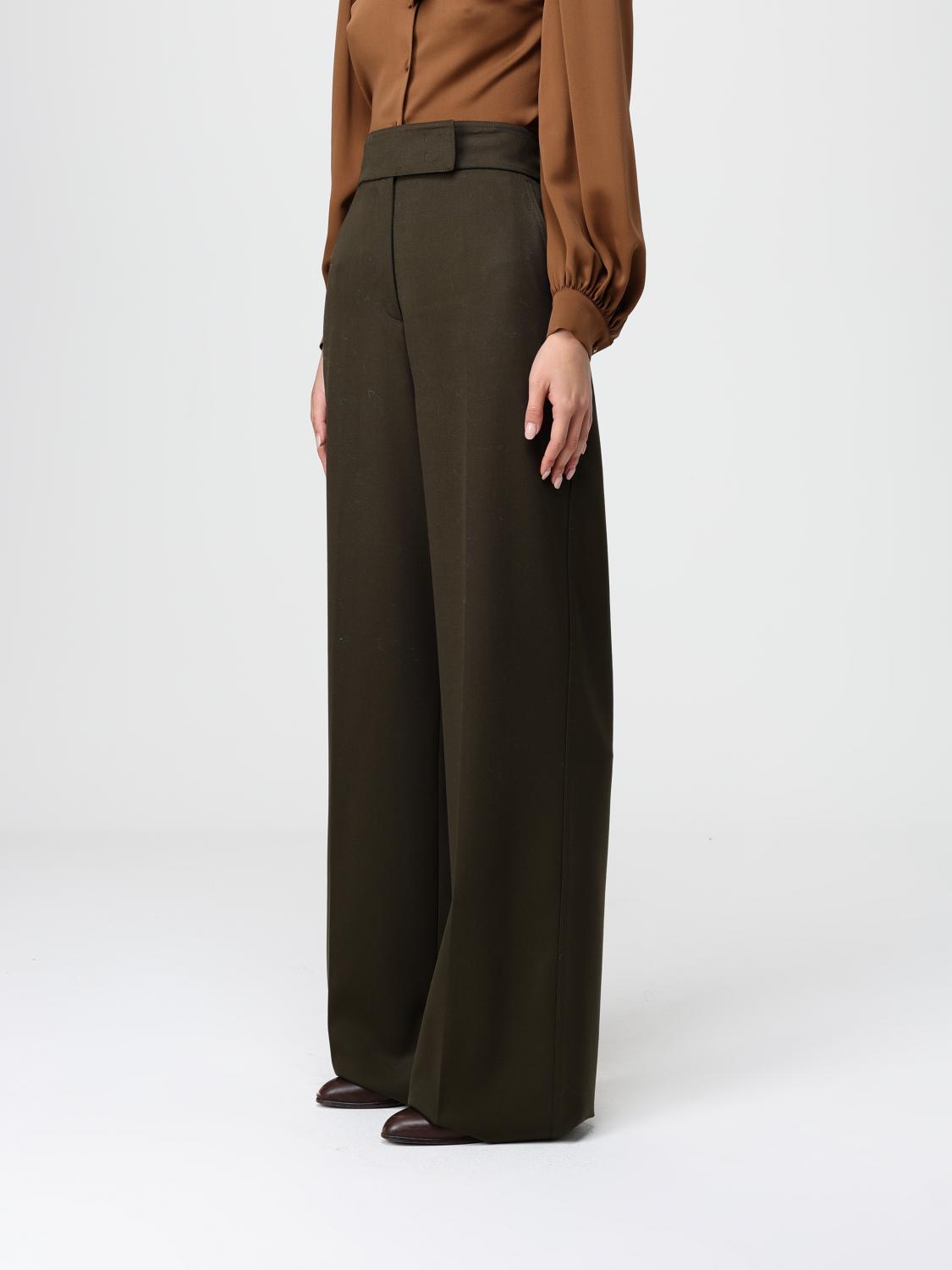 Max Mara Pants Woman Moss Green MAX MARA