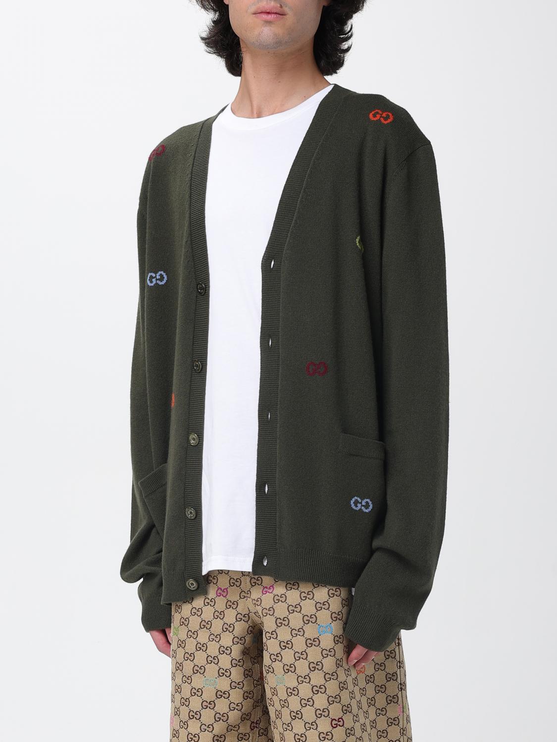 Gucci Sweater Men Green GUCCI