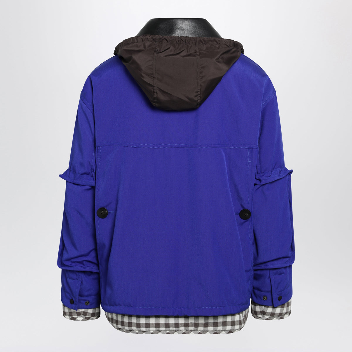 Loewe Blue Layered-Construction Nylon Jacket Men LOEWE