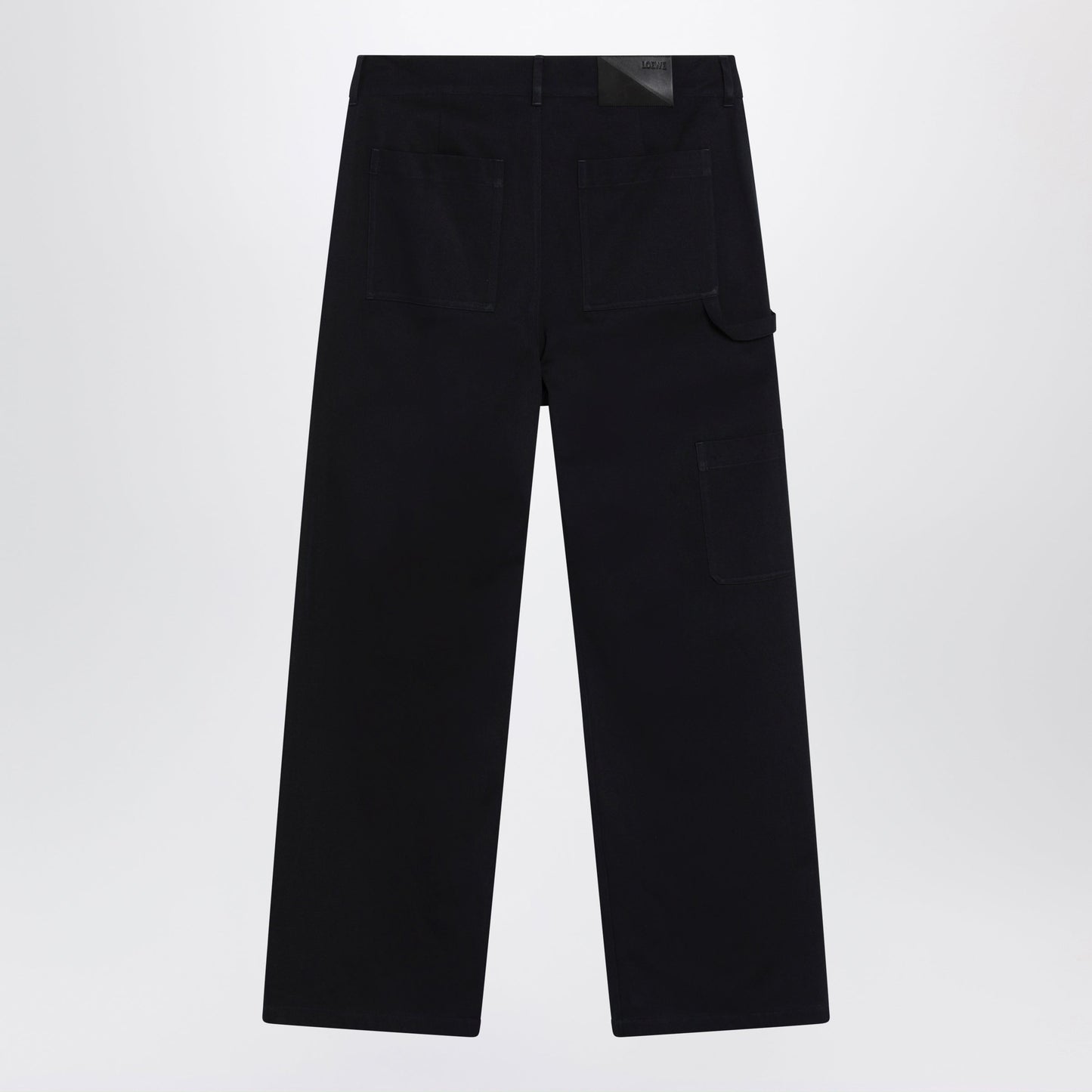 Loewe Regular-Fit Cotton Twill Pants In Dark Navy Men LOEWE