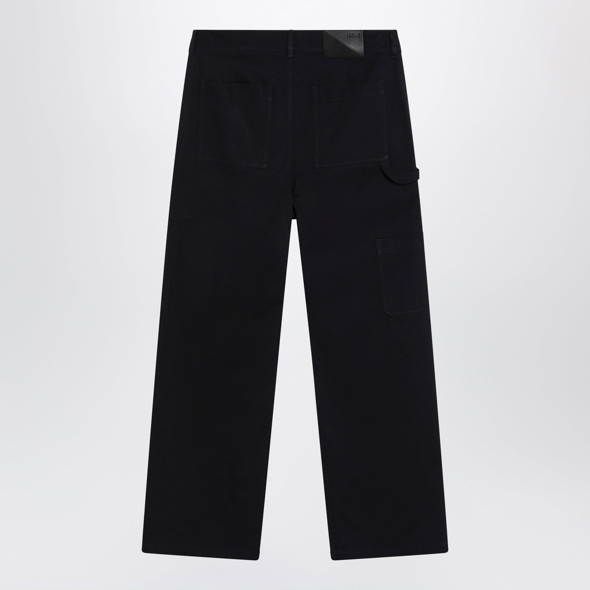 Loewe Regular-Fit Cotton Twill Pants In Dark Navy Men LOEWE