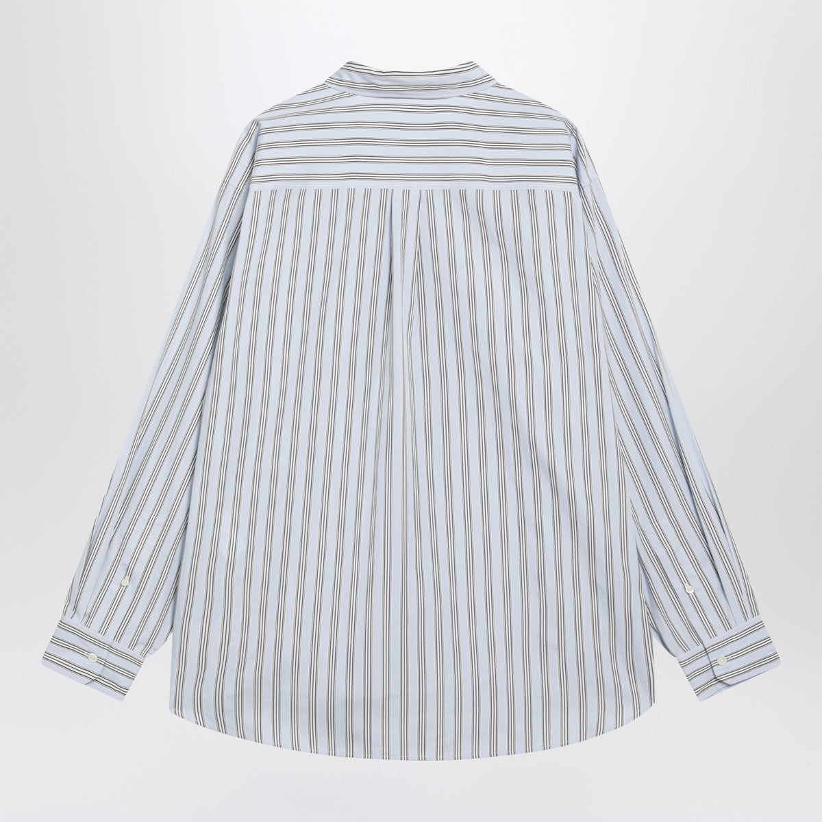 Loewe Light Blue Striped Shirt Men LOEWE