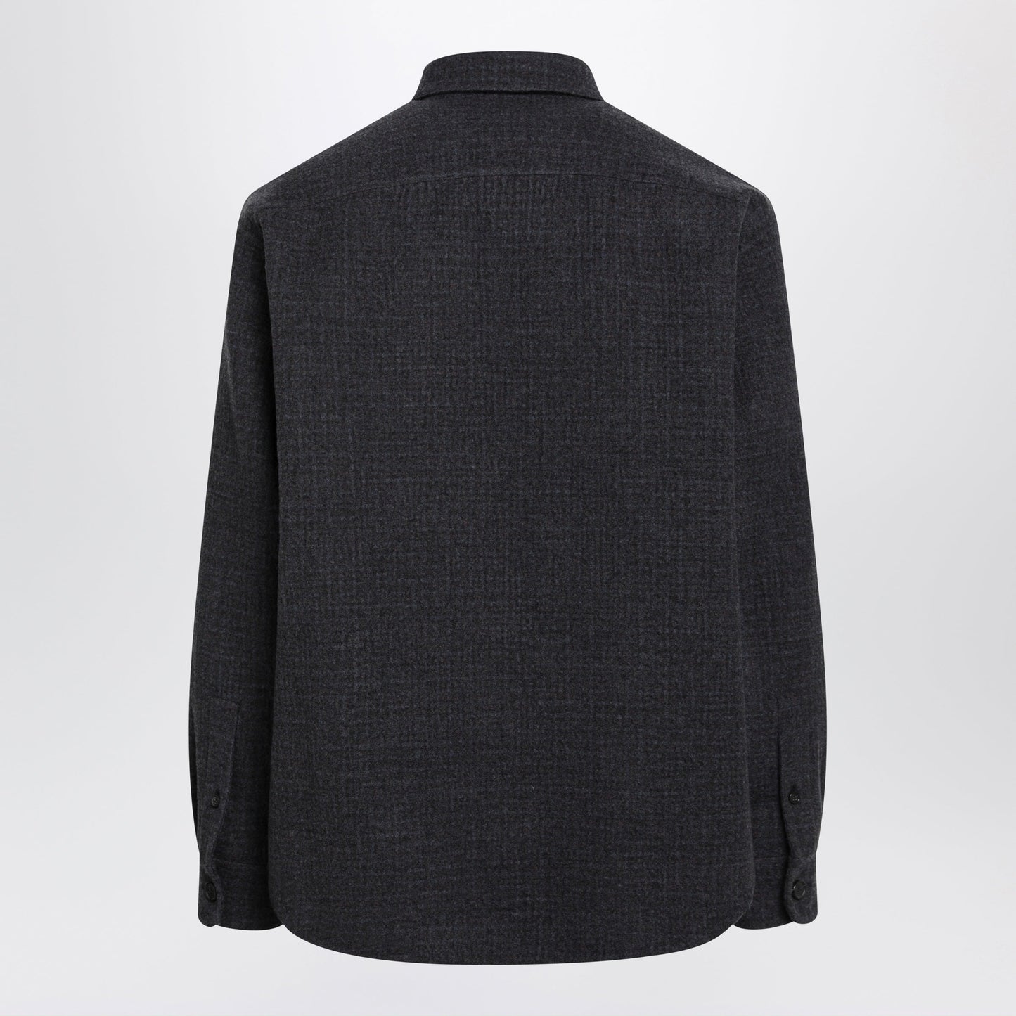 Loewe Dark Navy Shirt Jacket With Anagram Pocket Men LOEWE