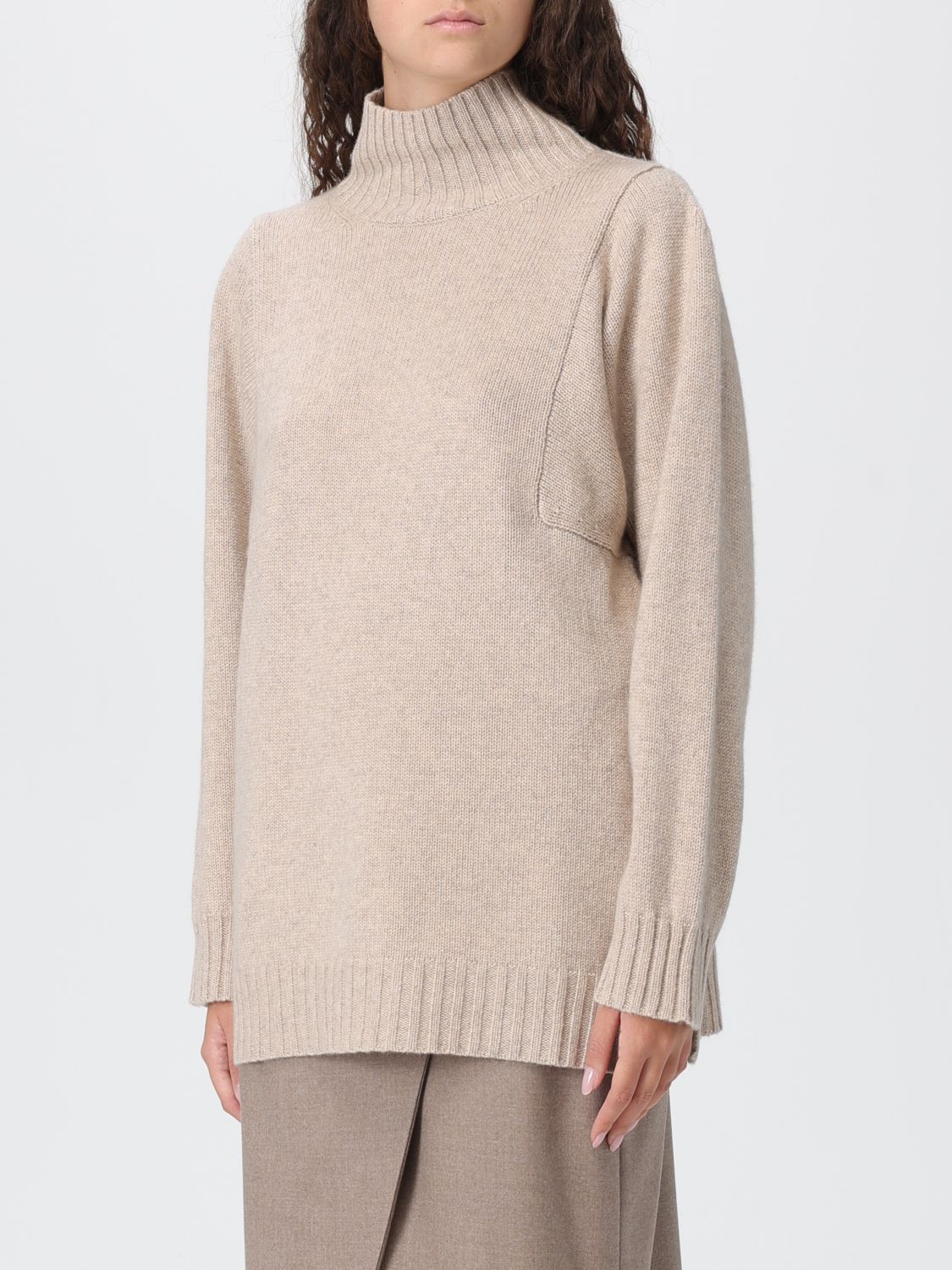 Max Mara Sweater Woman Beige MAX MARA