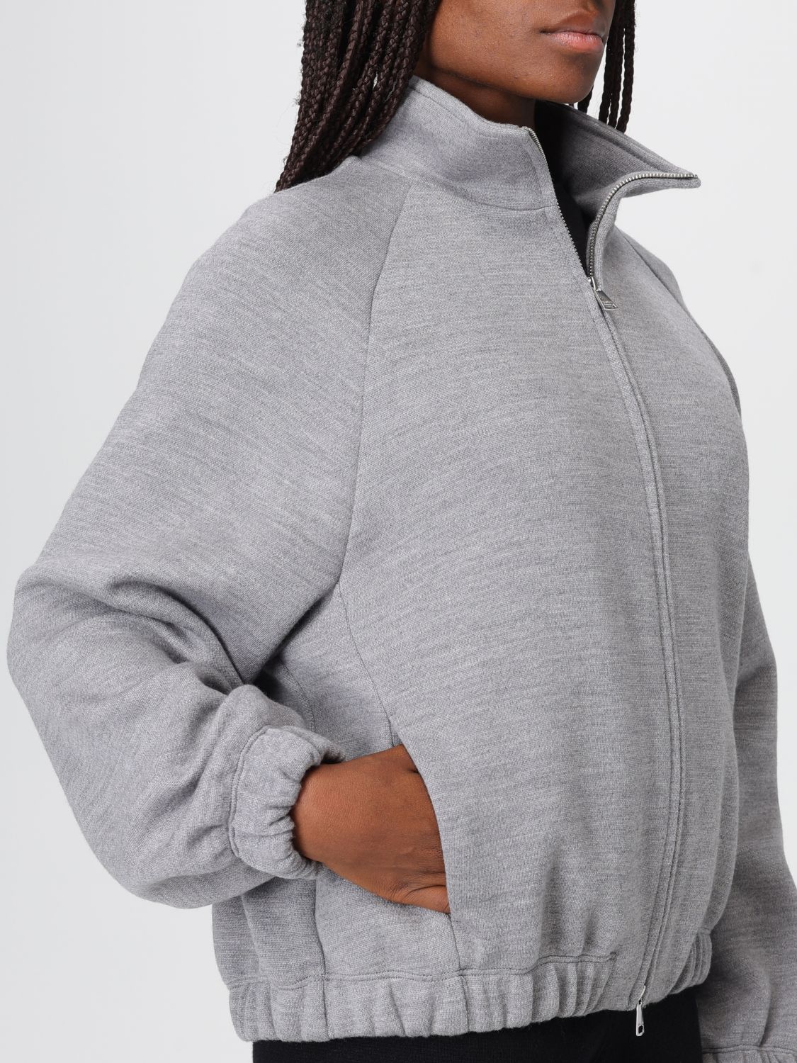 Max Mara Sweatshirt Woman Grey MAX MARA