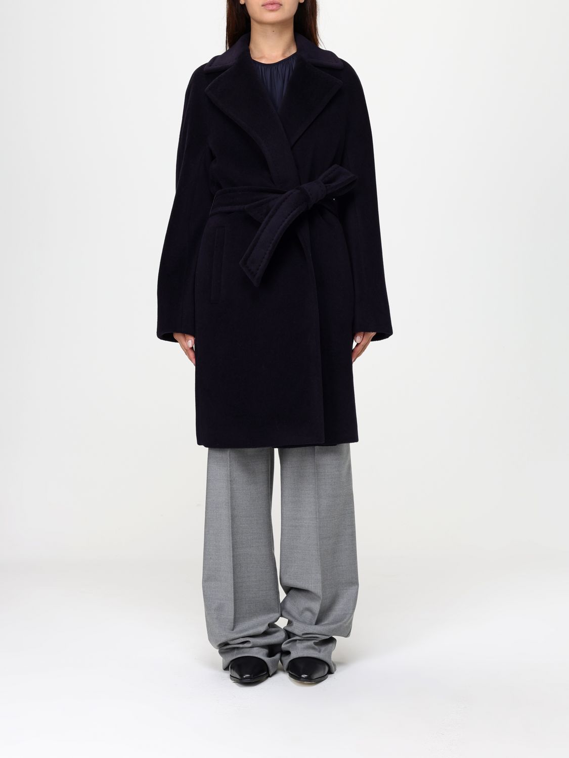 Max Mara Studio Women Coat Woman Max Mara Studio