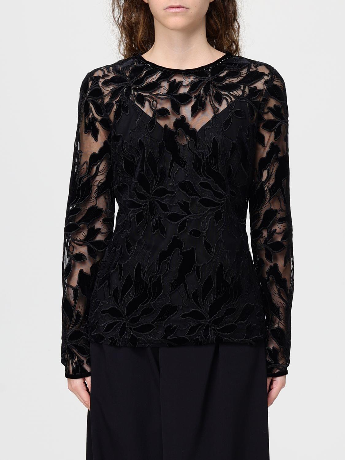 Max Mara Studio Top Woman Black MAX MARA STUDIO