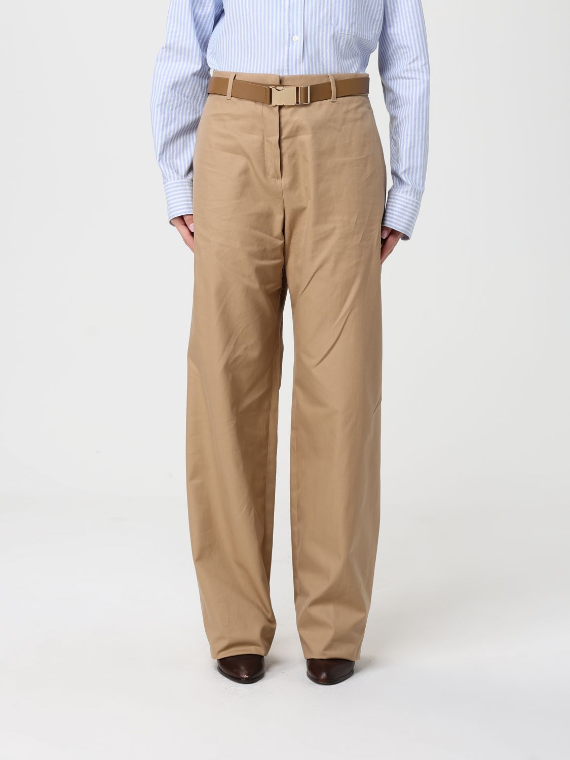 Max Mara Studio Pants Woman Camel MAX MARA STUDIO