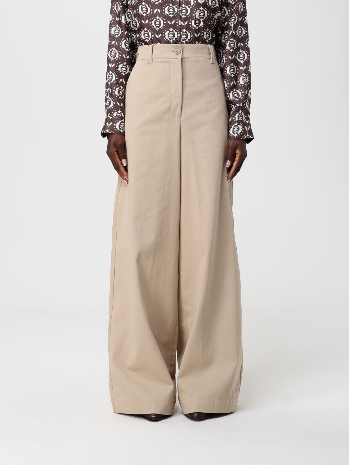 Weekend Max Mara Pants Woman Beige WEEKEND MAX MARA
