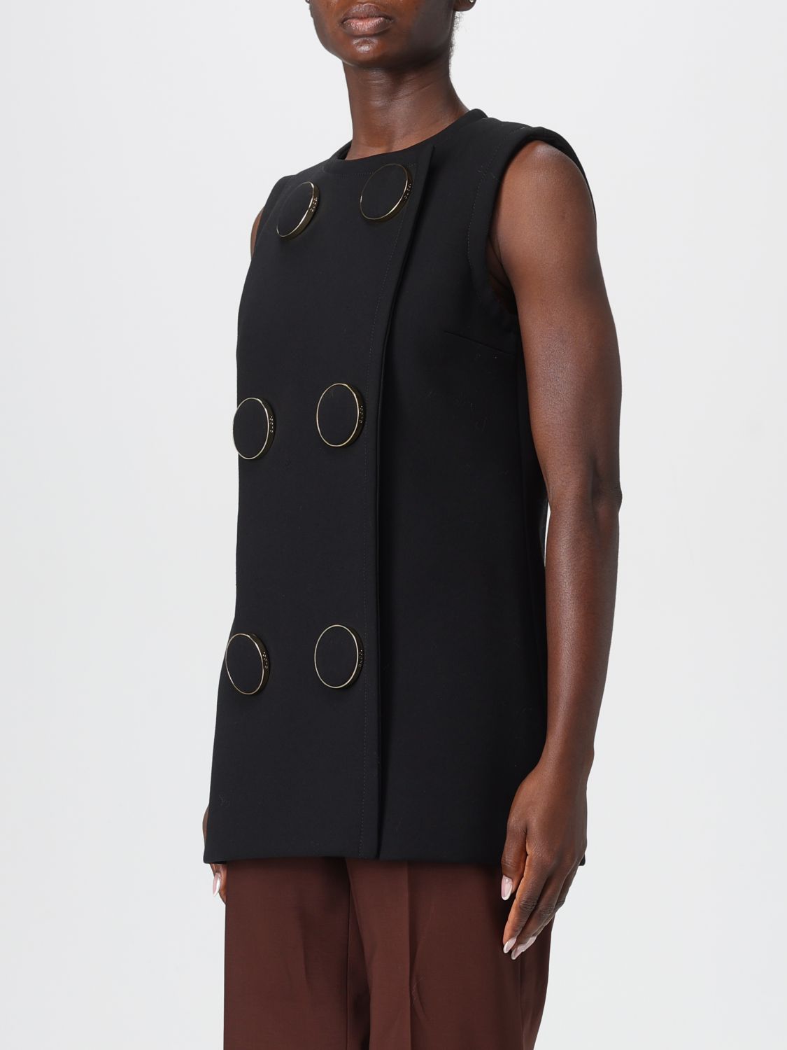 Gucci Waistcoat Woman Black GUCCI