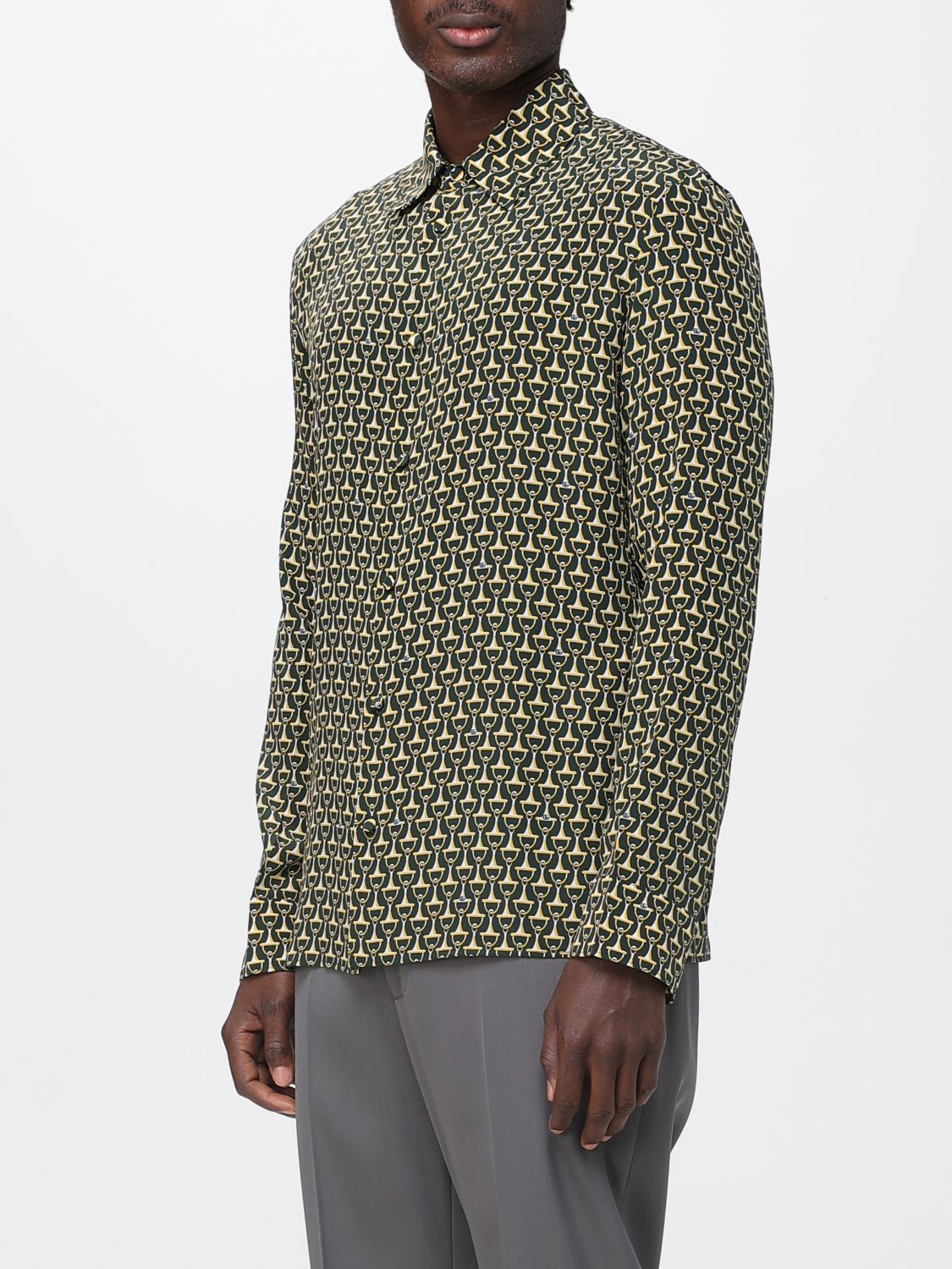 Gucci Shirt Men Green GUCCI