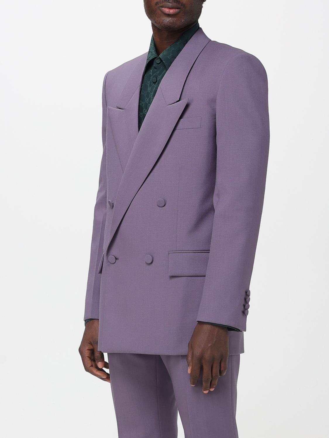 Gucci Jacket Men Violet GUCCI