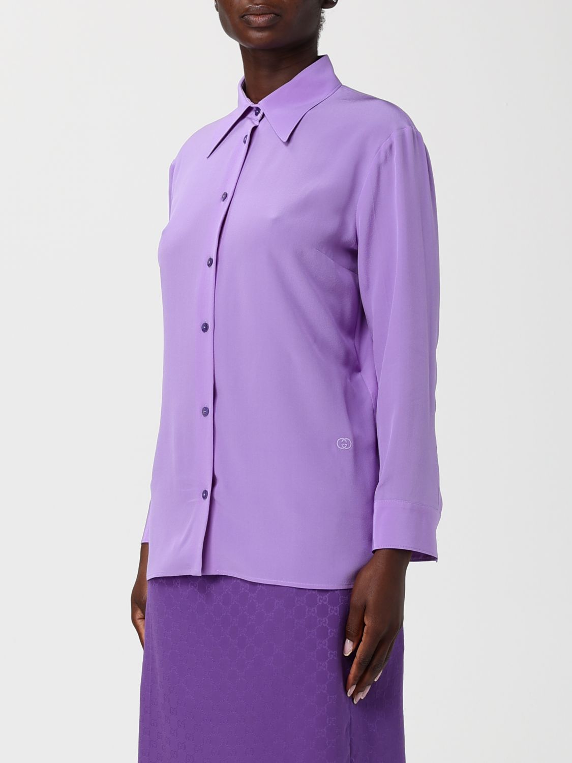 Gucci Shirt Woman Violet GUCCI