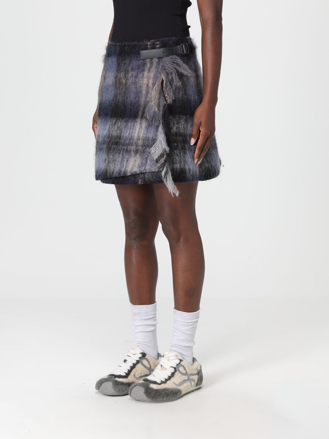 Loewe Skirt Woman Blue LOEWE