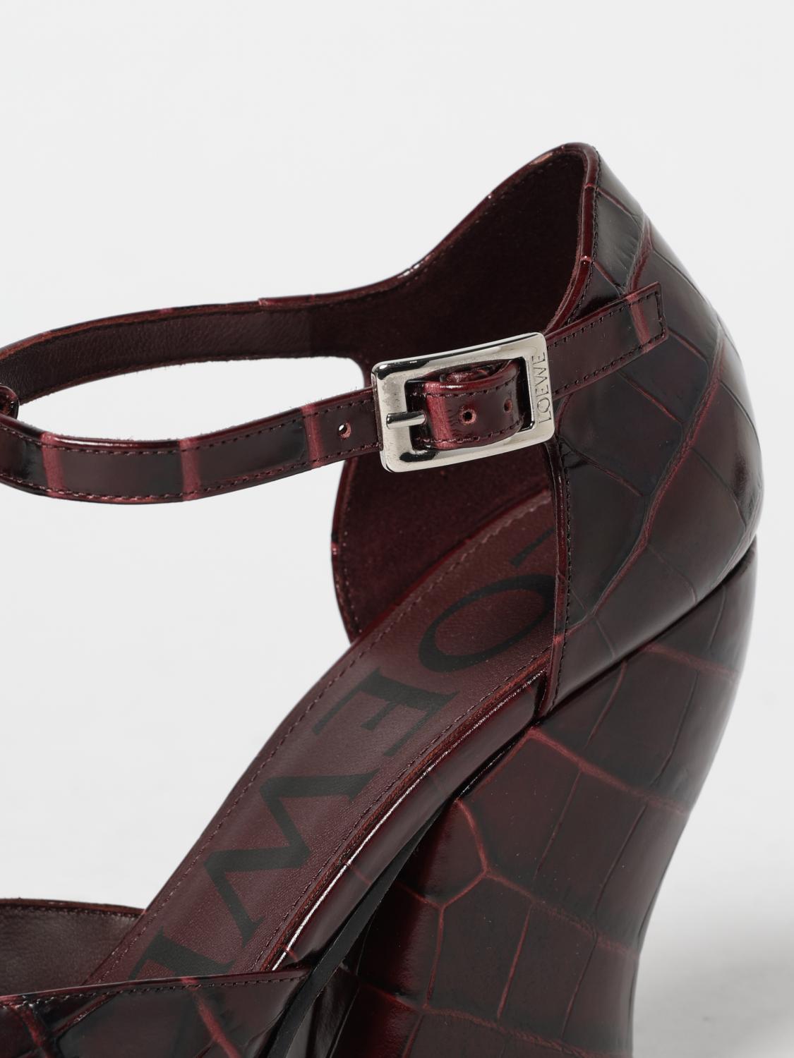 Loewe Pump Woman Burgundy LOEWE