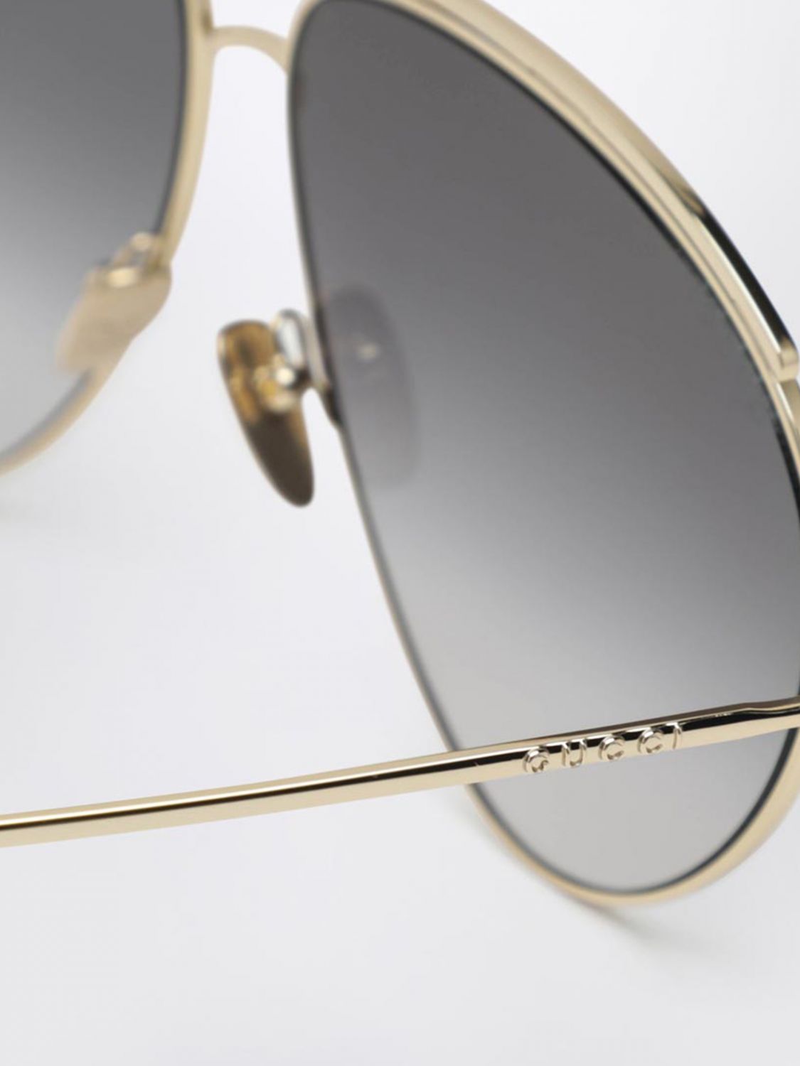 Gucci Sunglasses Woman Gold GUCCI
