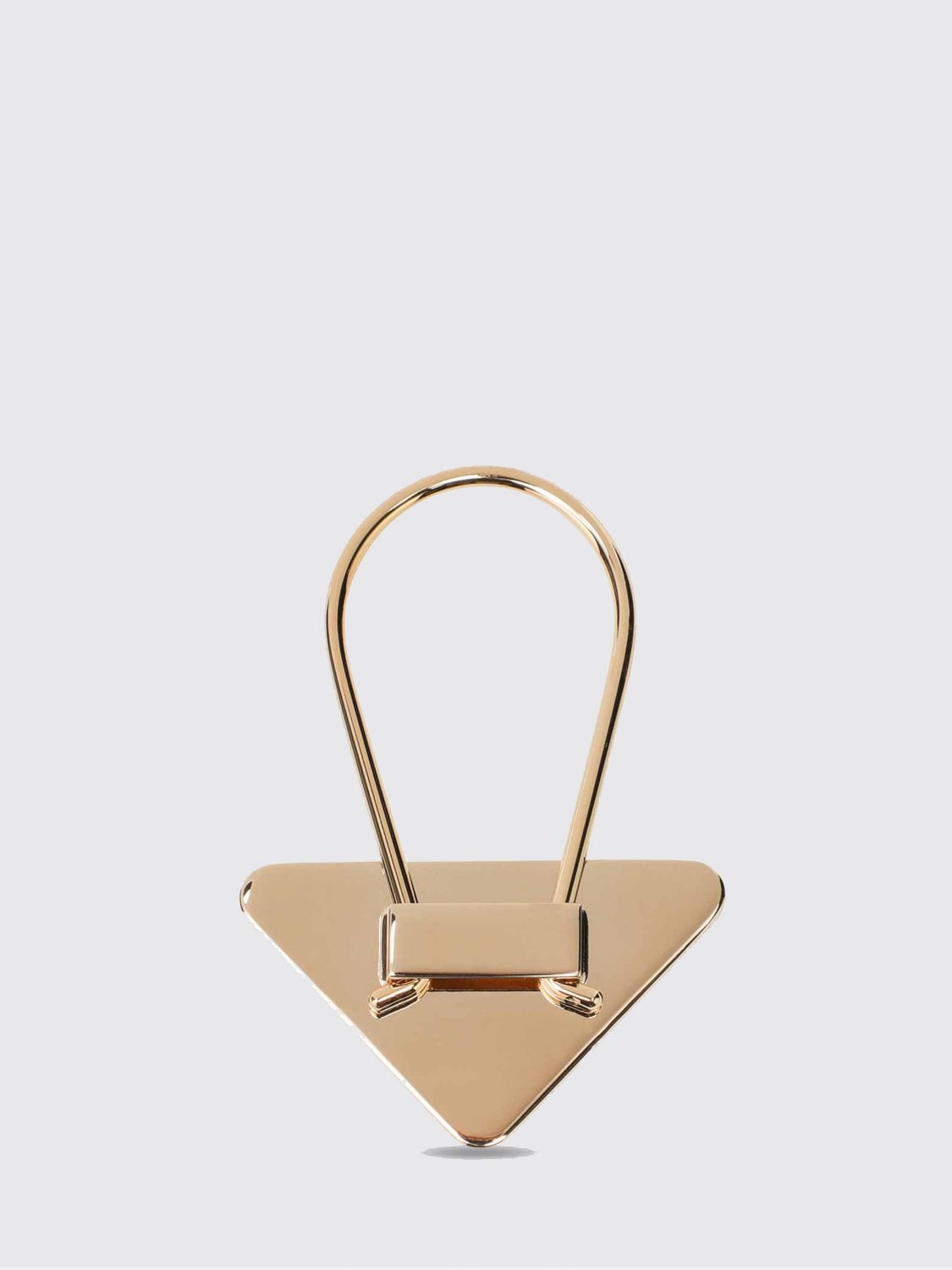 Prada Key Chain Woman Gold PRADA