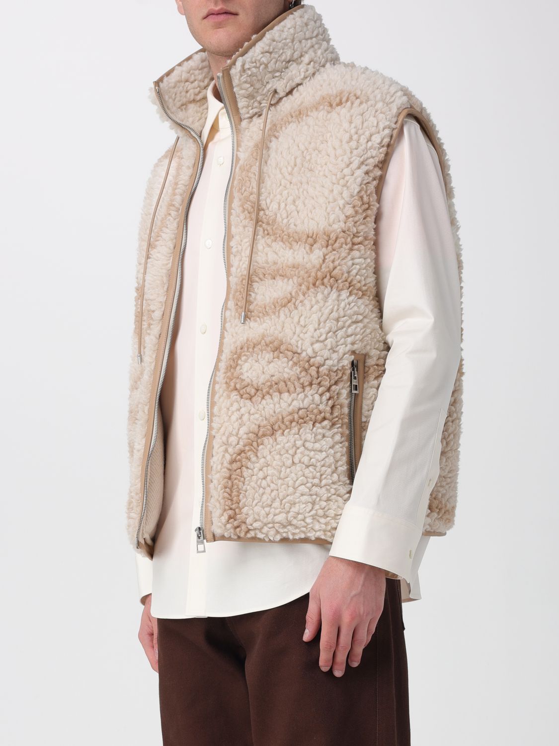 Loewe Suit Vest Men Beige LOEWE