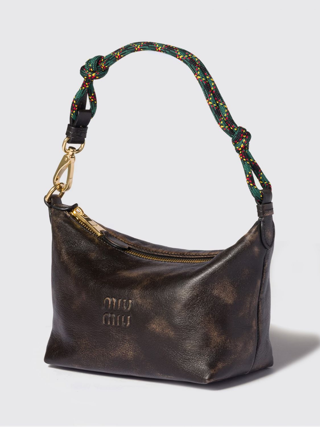 Miu Miu Mini Bag Woman Coffee MIU MIU
