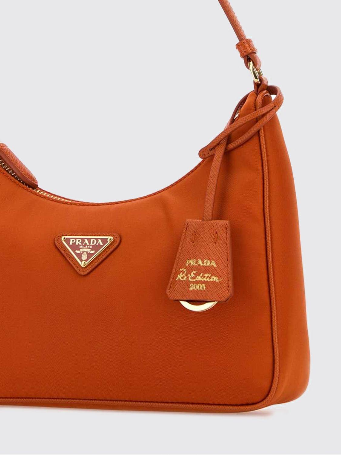Prada Mini Bag Woman Orange PRADA