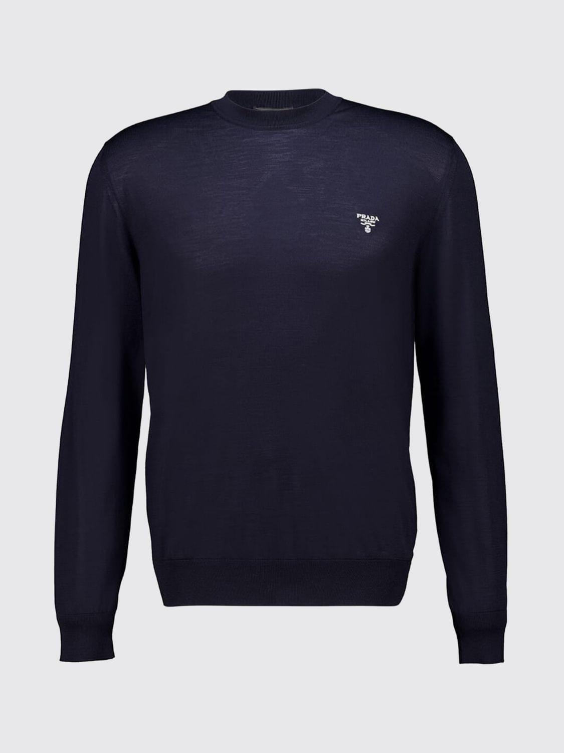 Prada Sweater Men Navy PRADA