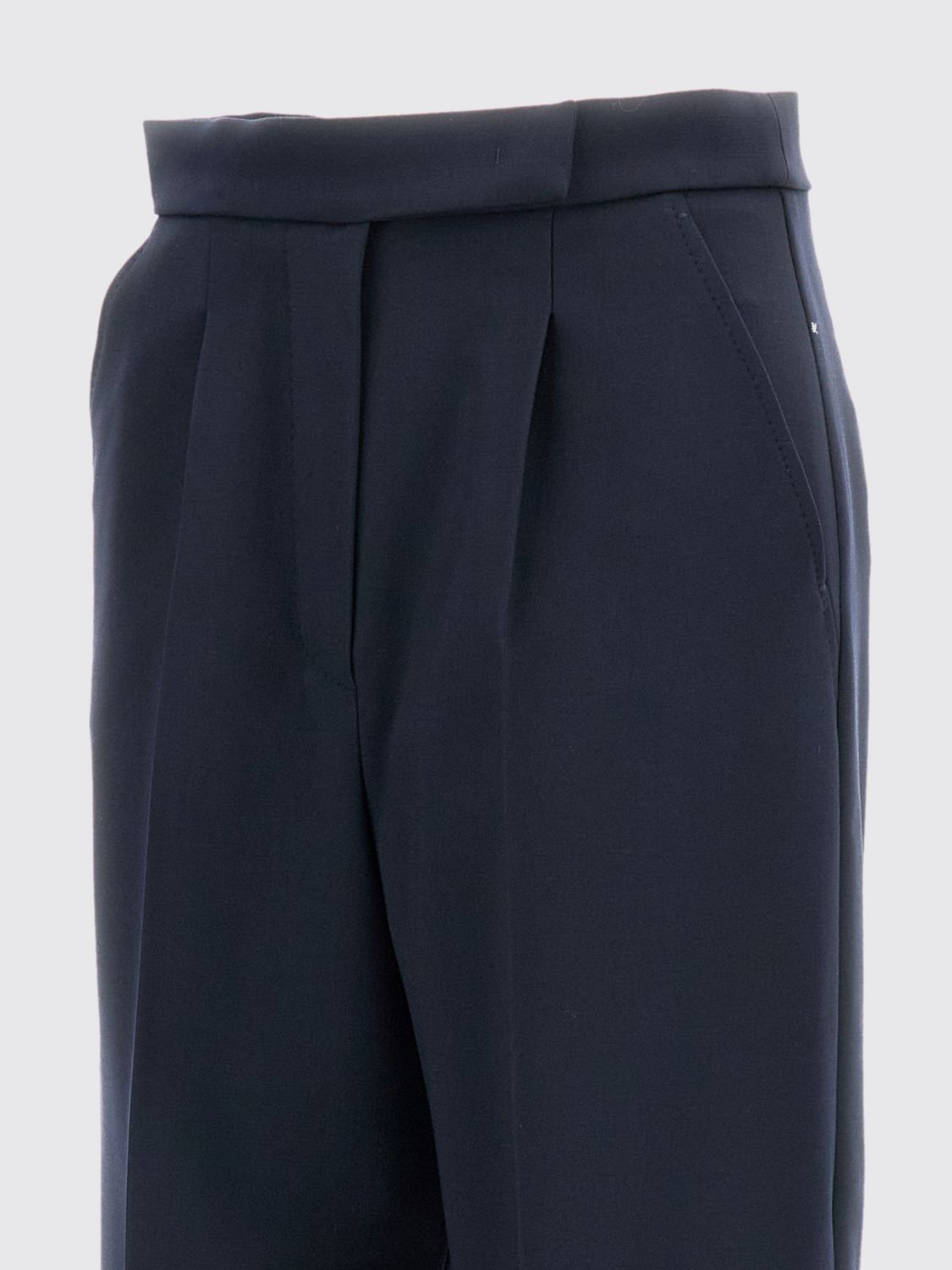 Max Mara Pants Woman Blue MAX MARA