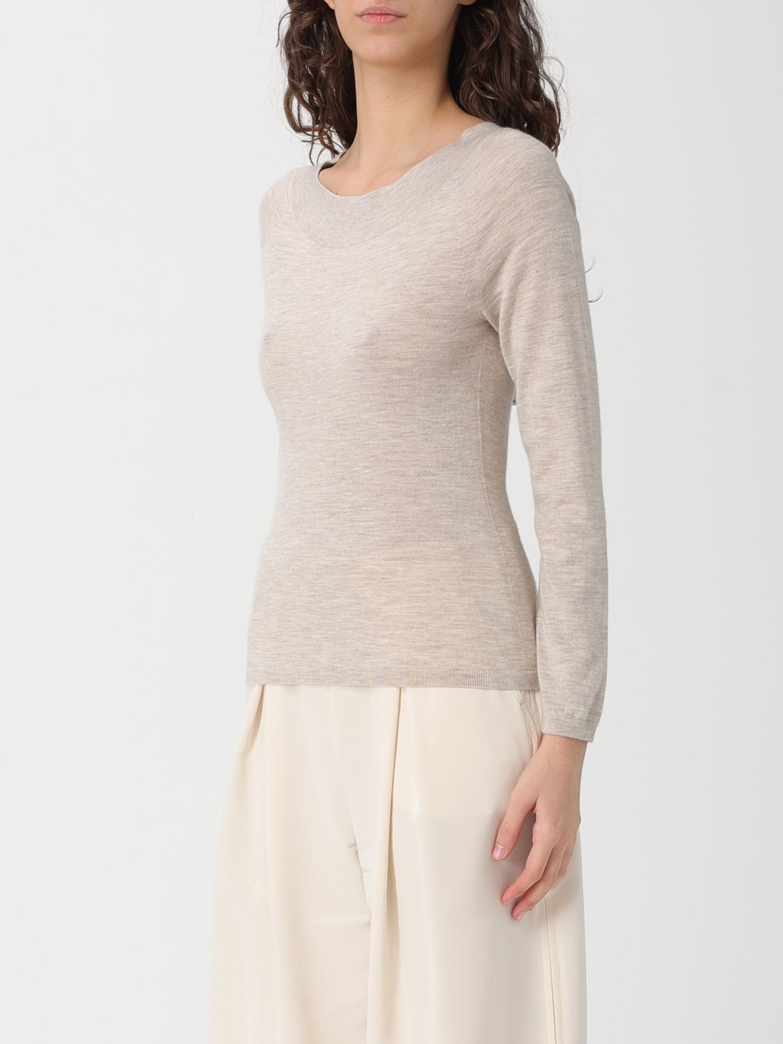 Max Mara Sweater Woman Beige MAX MARA