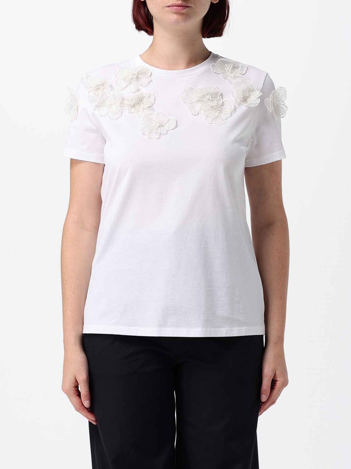 Max Mara Studio T-Shirt Woman White MAX MARA STUDIO
