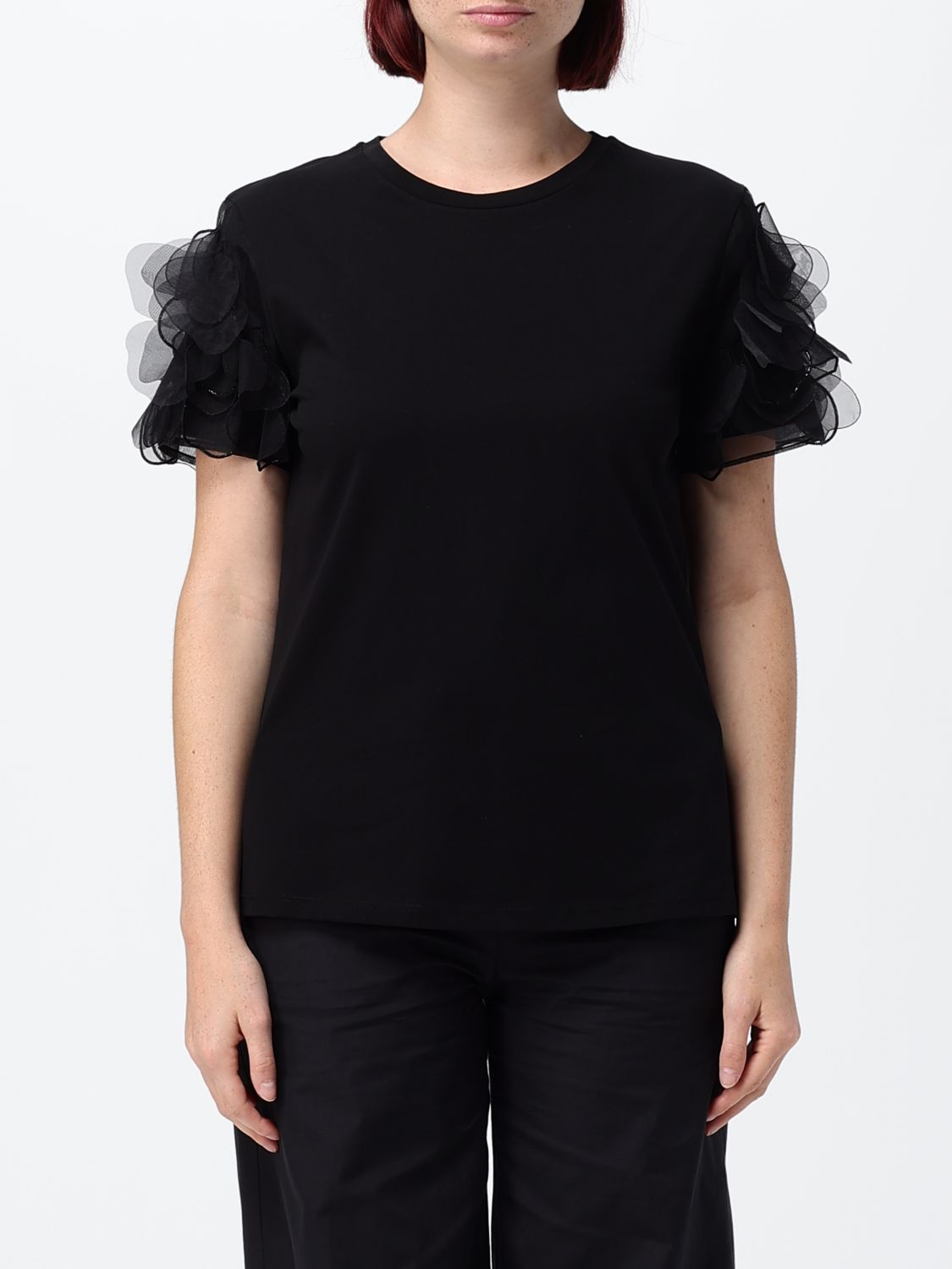 Max Mara Studio T-Shirt Woman Black MAX MARA STUDIO