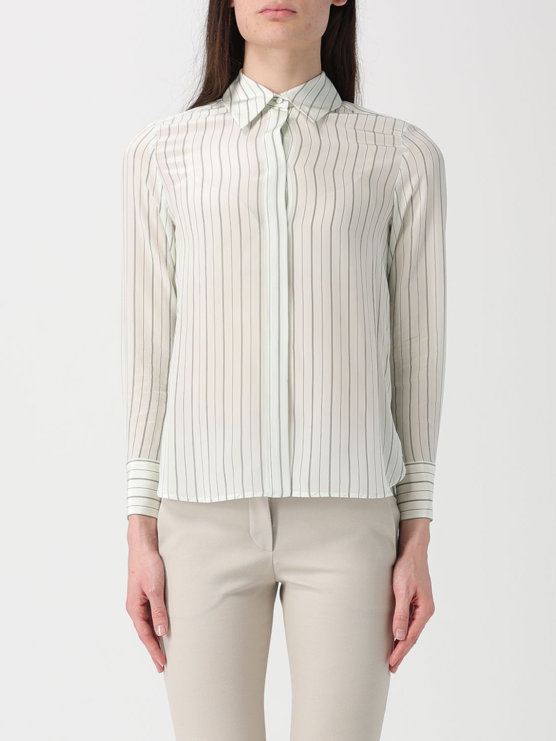 Max Mara Studio Shirt Woman Green MAX MARA STUDIO