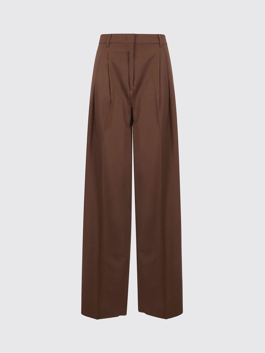 Max Mara Studio Pants Woman Brown MAX MARA STUDIO