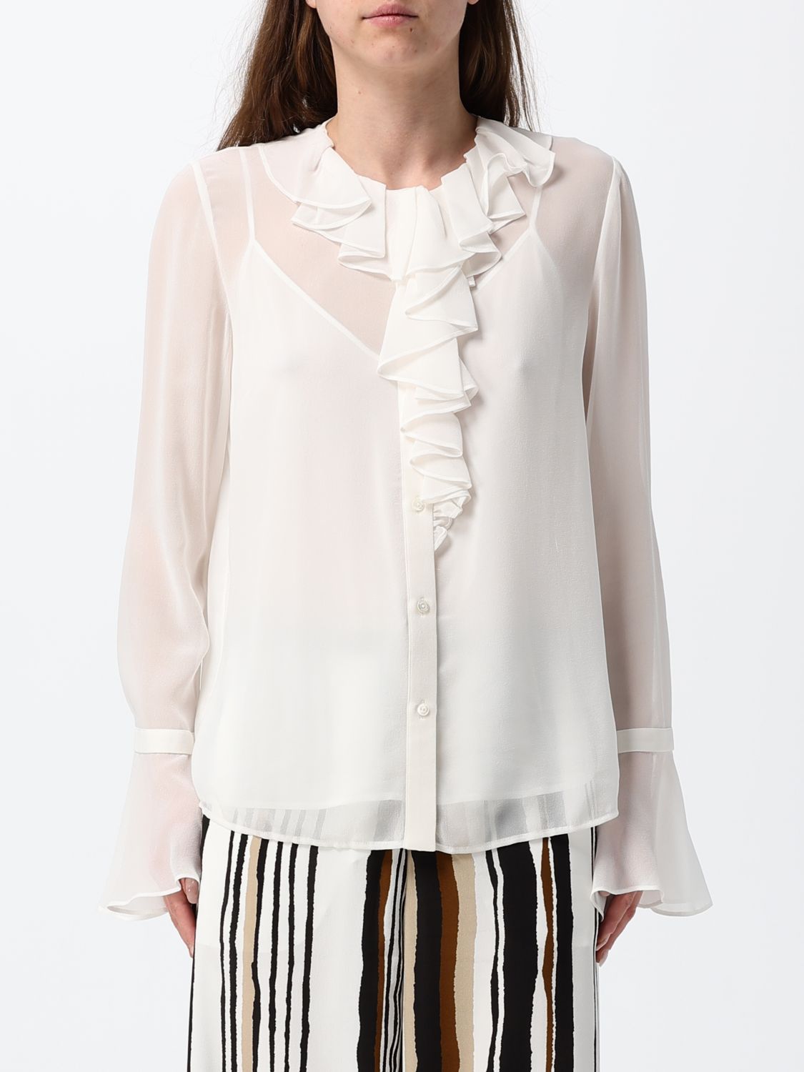 Max Mara Studio Shirt Woman White MAX MARA STUDIO