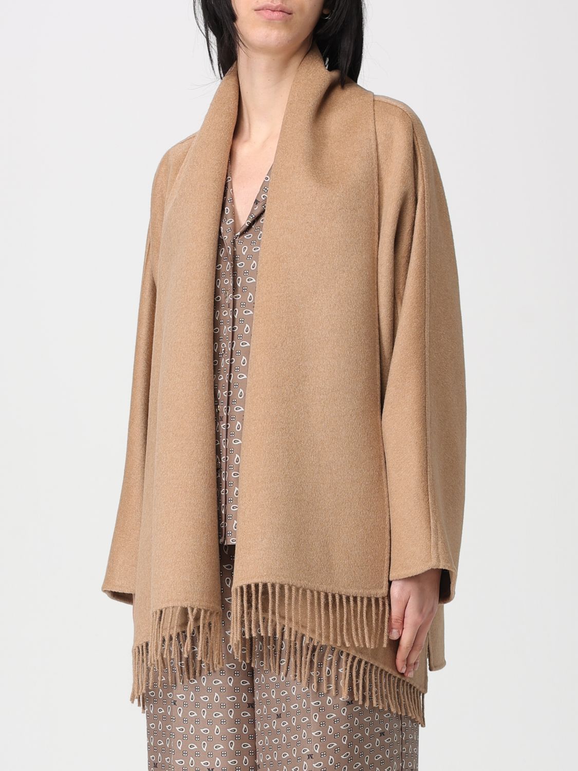 Max Mara Coat Woman Camel MAX MARA